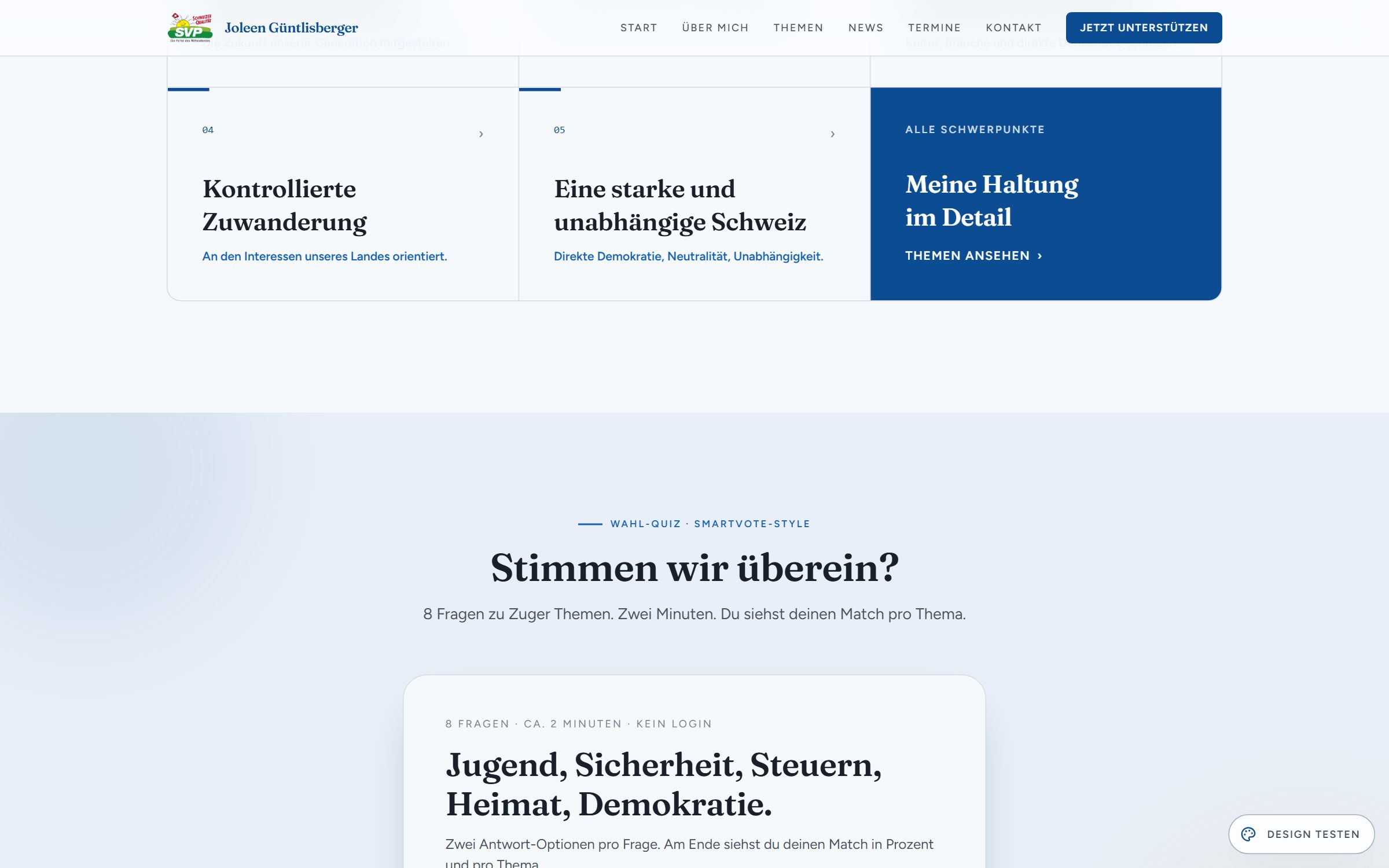 Joleen Güntlisberger News und Termine