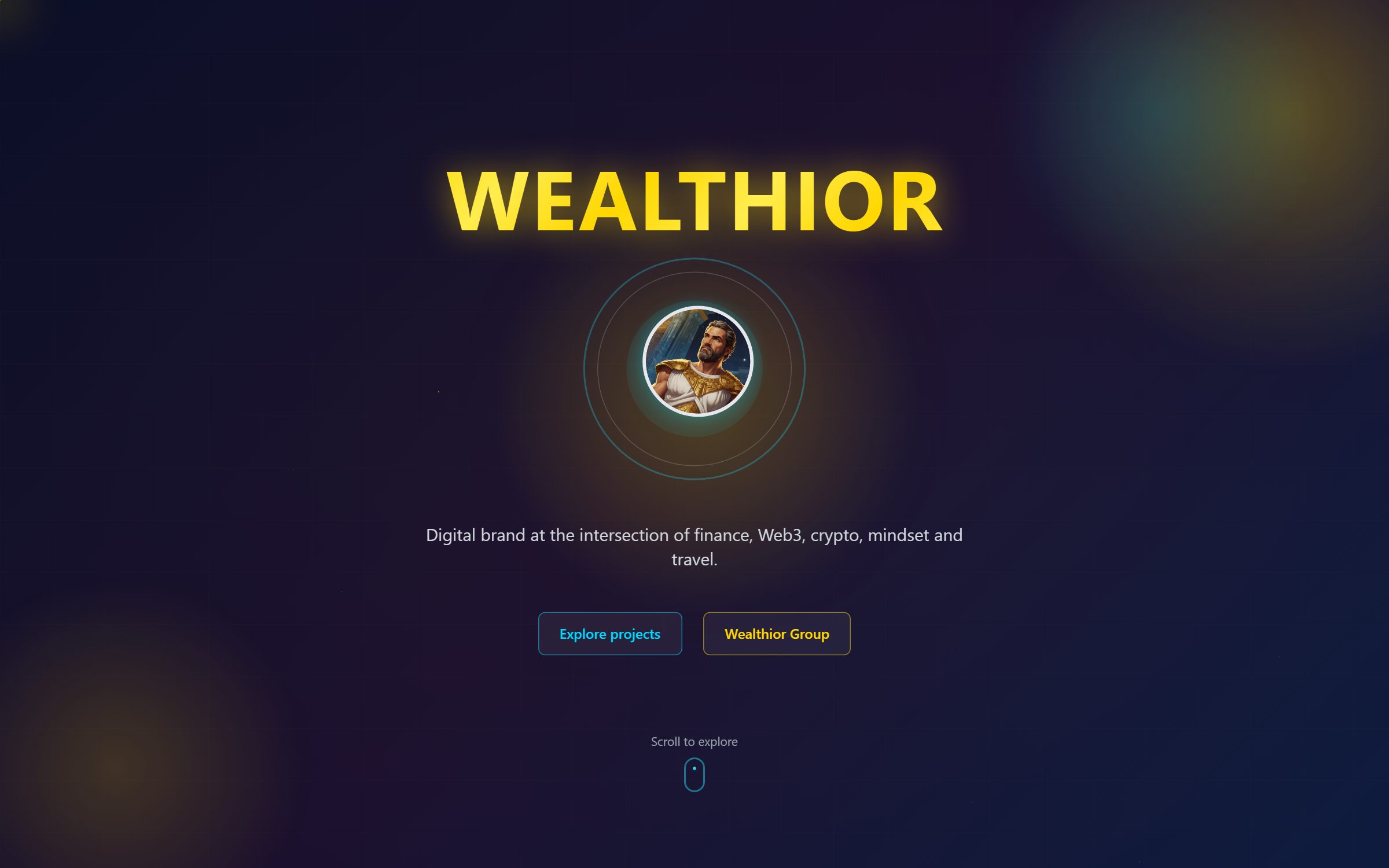 Wealthior brand hero